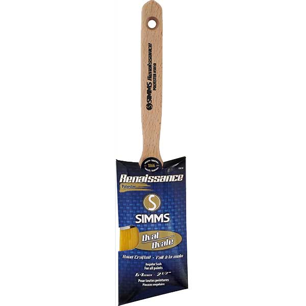 SIMMS Renaissance 2-1/2" Oval Brush