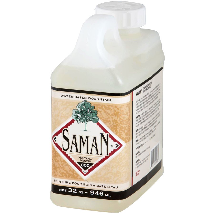 Saman Water-Based Wood Stain Neutral- 000 946 mL