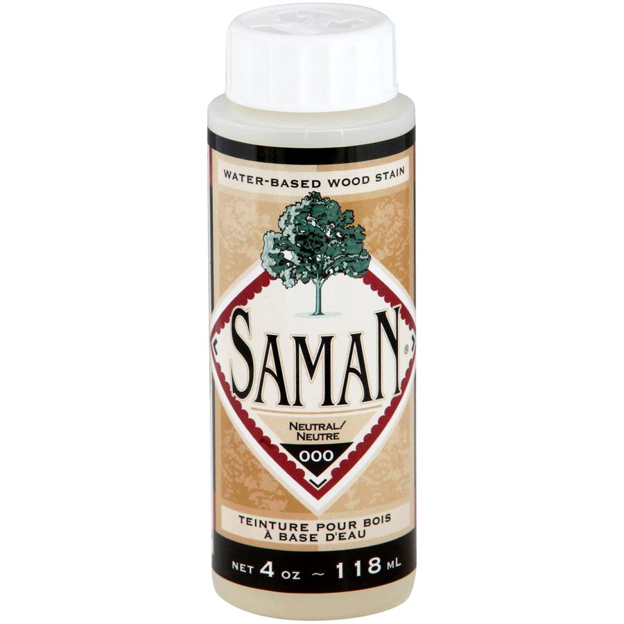 Saman Water-Based Wood Stain Neutral- 000 118mL
