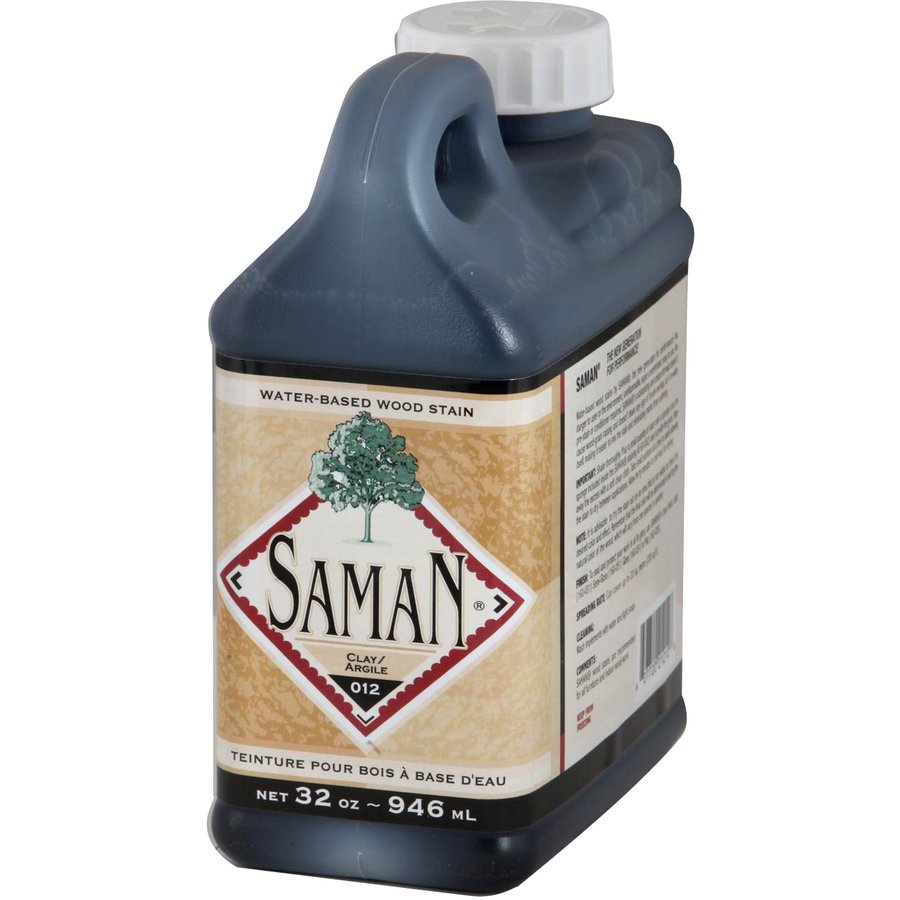 Saman Water-Based Wood Stain Clay-012 946mL