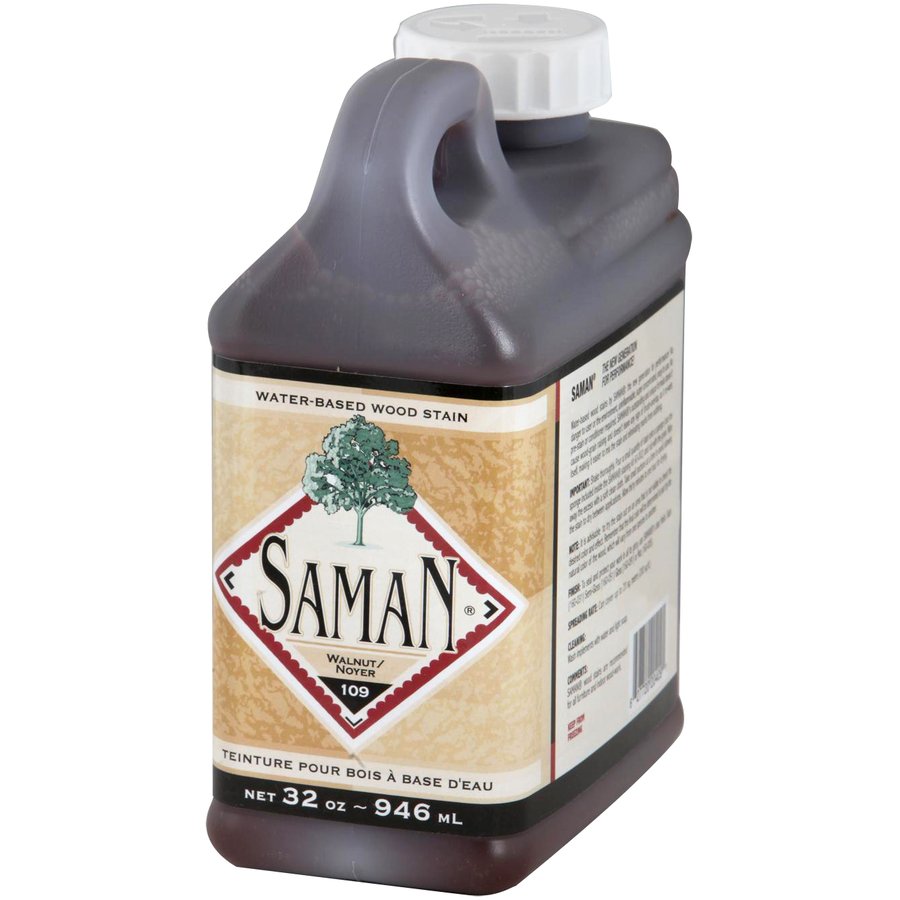 Saman Water-Based Wood Stain Walnut-109 946mL