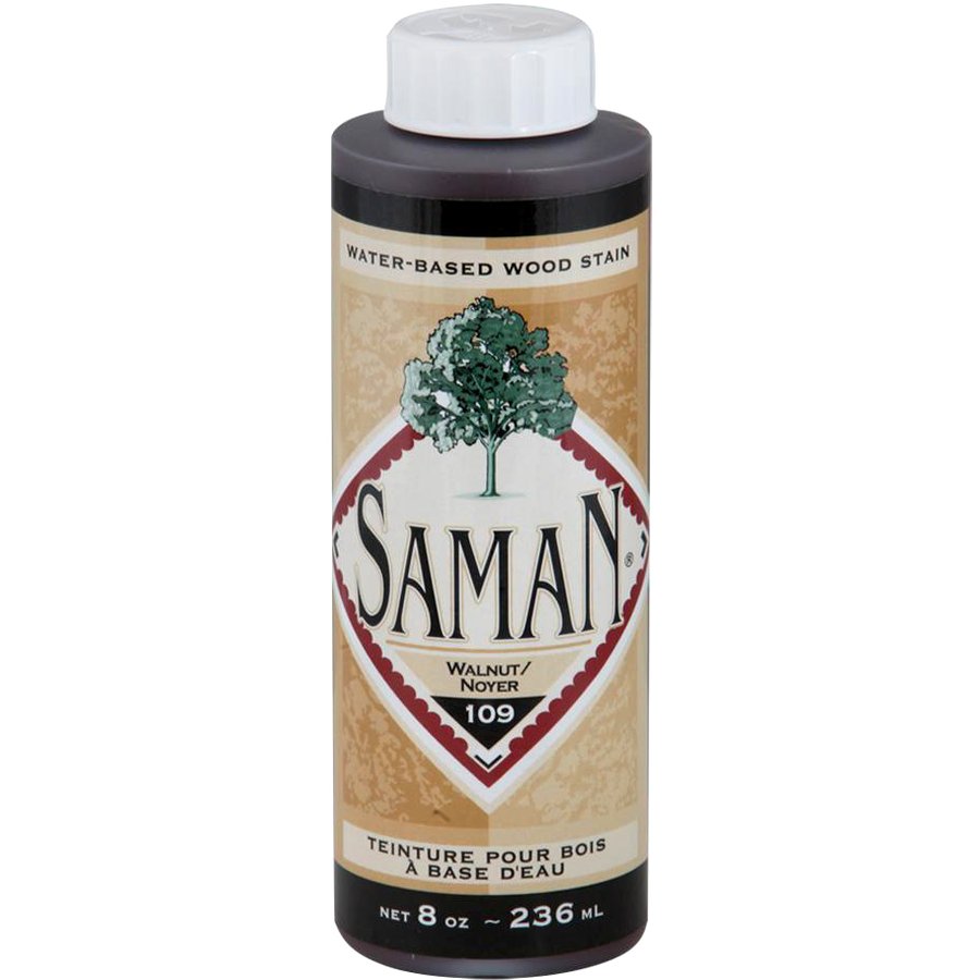Saman Water-Based Wood Stain Walnut-109 236mL