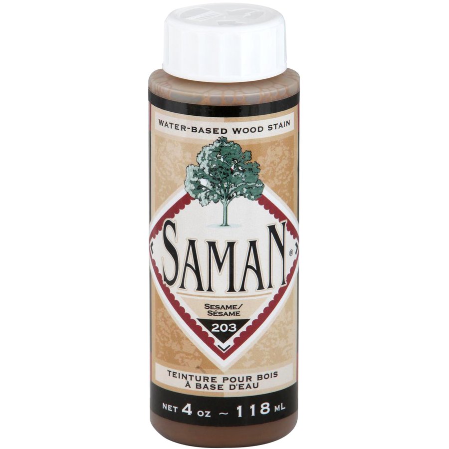 Saman Water-Based Wood Stain Sesame-203 118mL