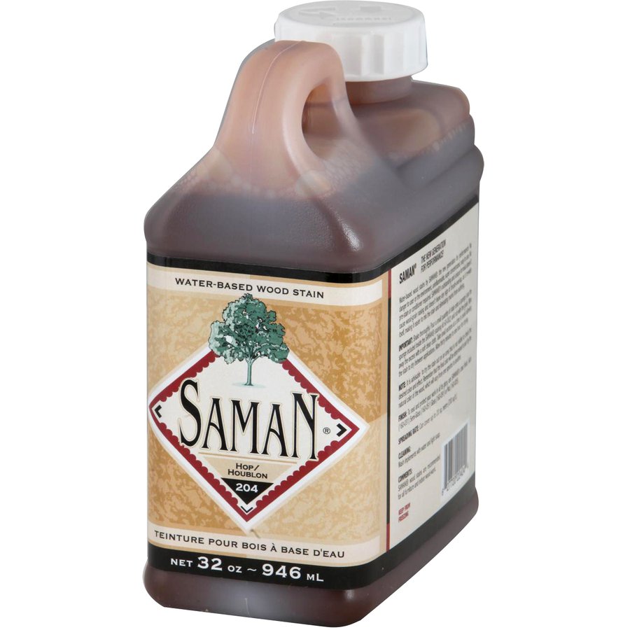 Saman Water-Based Wood Stain Hop-204 946mL