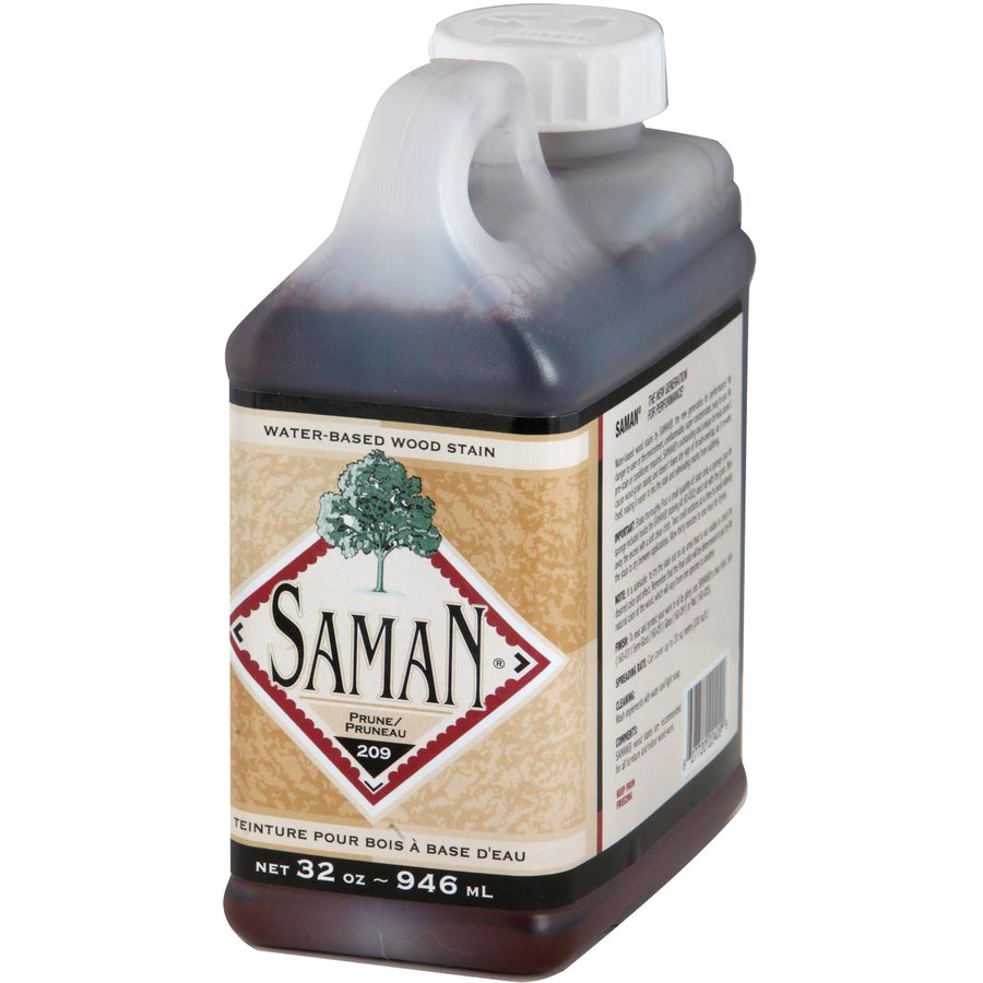 Saman Water-Based Wood Stain Prune-209 946mL