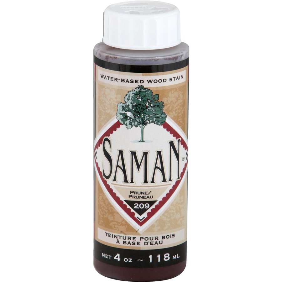 Saman Water-Based Wood Stain Prune-209 118mL