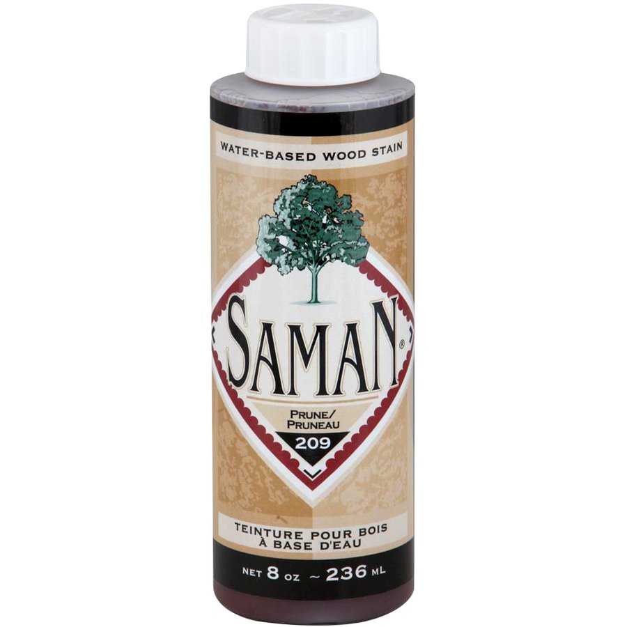 Saman Water-Based Wood Stain Prune-209 236mL