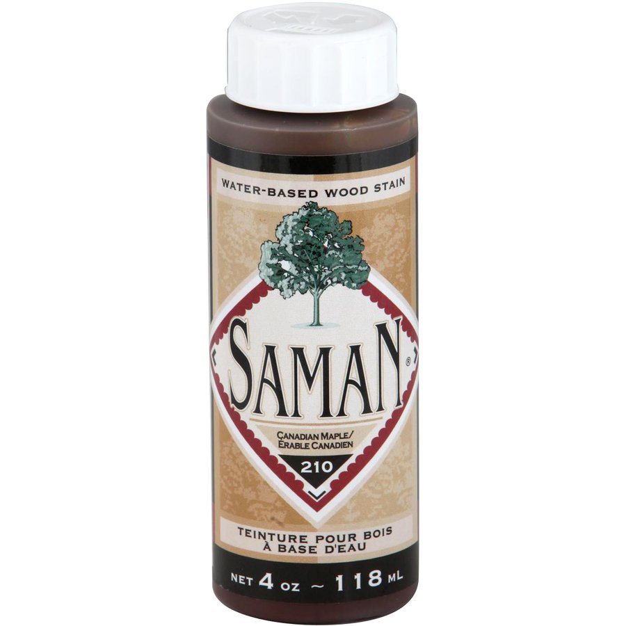 Saman Water-Based Wood Stain Canadian Maple-210 118mL