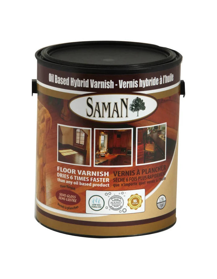 Saman Oil Based Hybrid Varnish Semi-Gloss 3.78 L