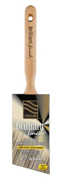 NOUR Brilliant Finish Firm Flex 63mm Angular Brush