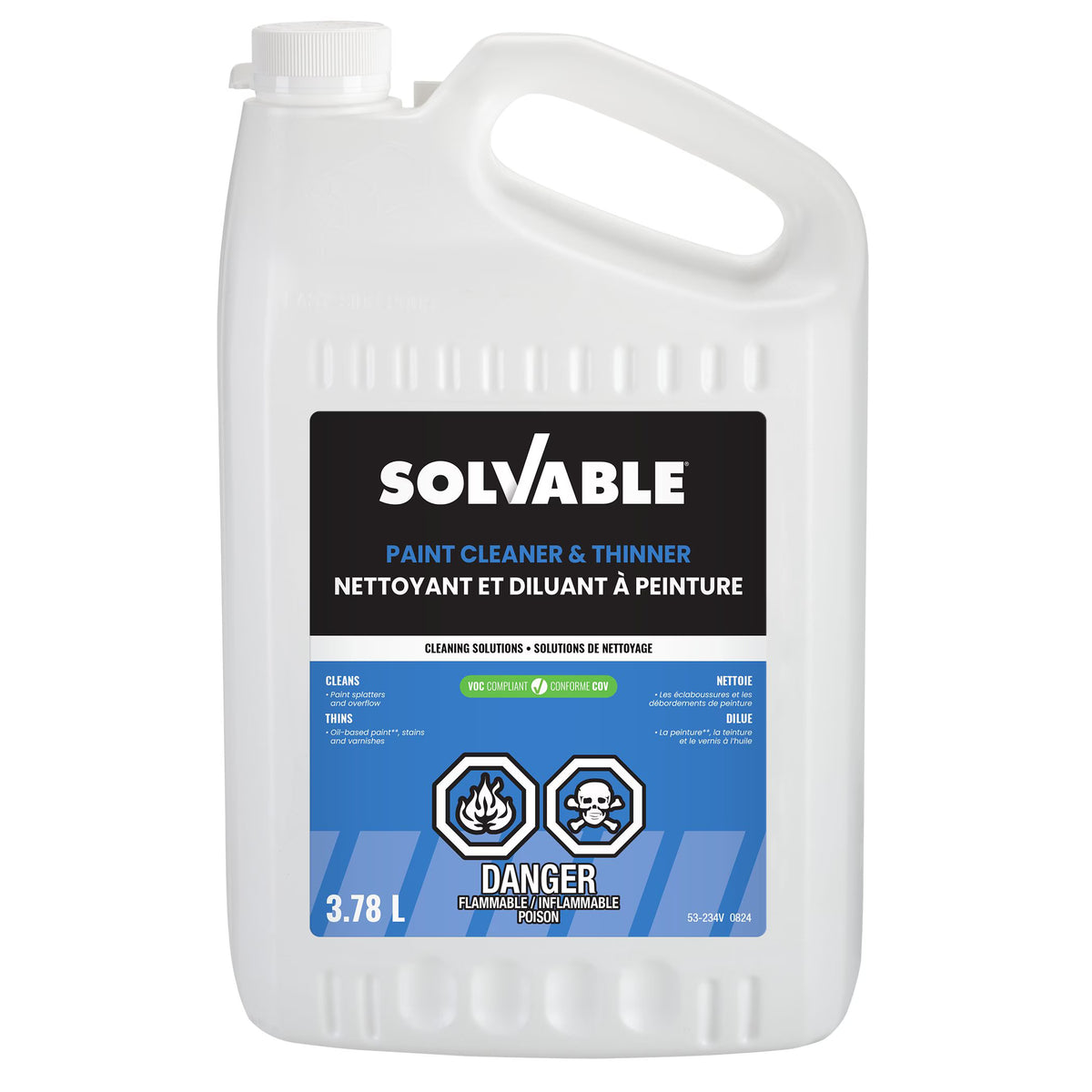 Solvable Paint Cleaner & Thinner 3.78L