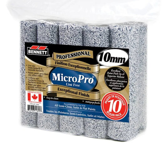 Bennett Micro Pro 10mm Roller 10 Pack