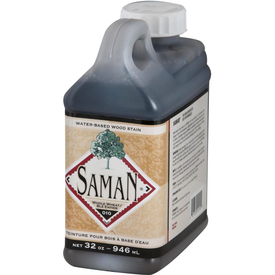 Saman Water-Based Wood Stain Whole Wheat-010  946 mL