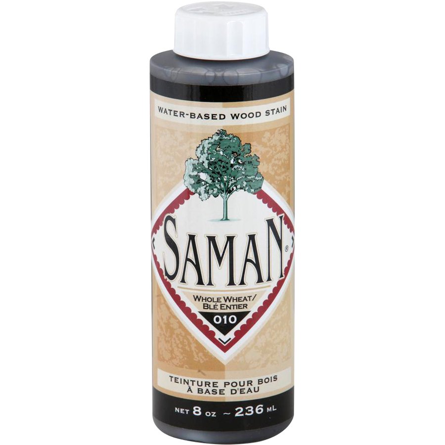 Saman Water-Based Wood Stain Whole Wheat- 010 236mL