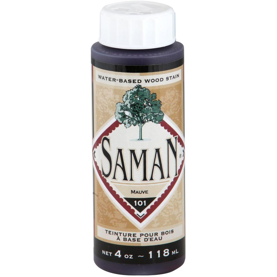 Saman Water-Based Wood Stain Mauve-101  118mL
