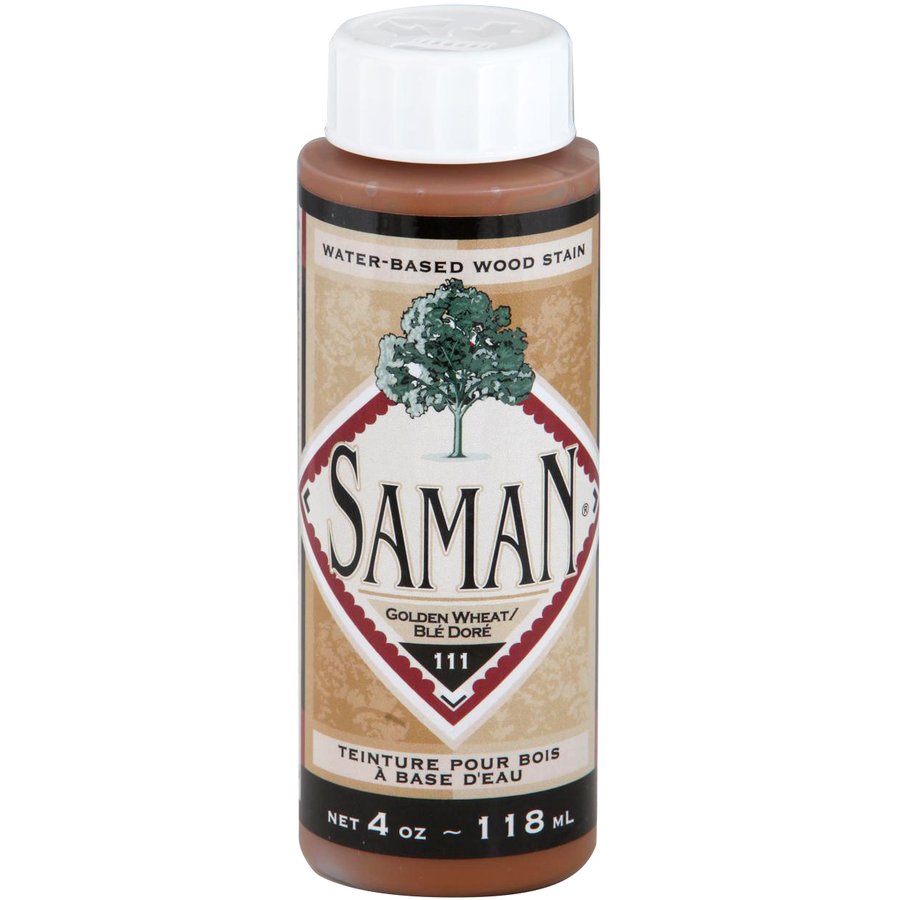 Saman Water-Based Wood Stain Golden Wheat-111 118mL