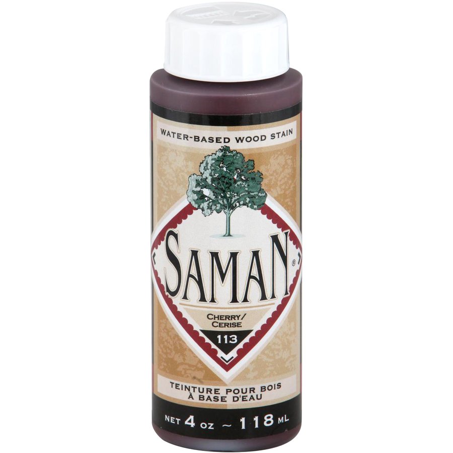 Saman Water-Based Wood Stain Cherry-113 118mL