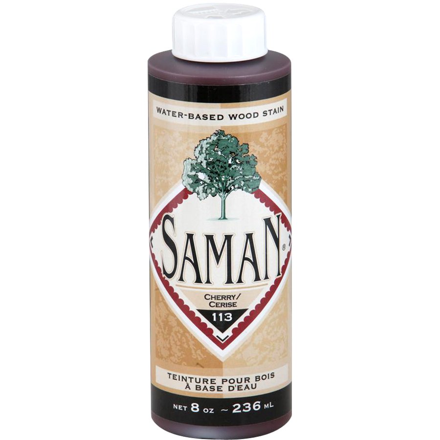 Saman Water-Based Wood Stain Cherry-113 236mL