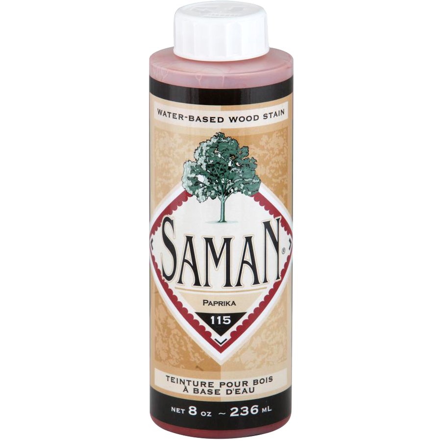 Saman Water-Based Wood Stain Paprika-115 236mL