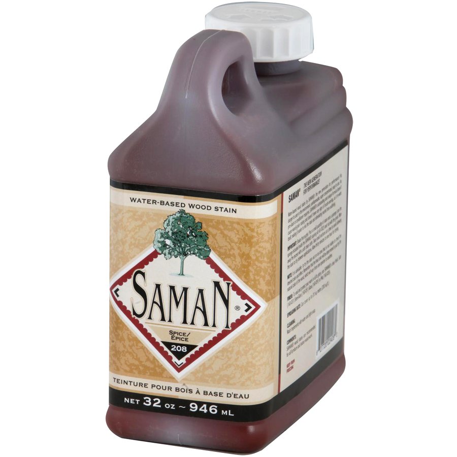 Saman Water-Based Wood Stain Spice-208 946mL