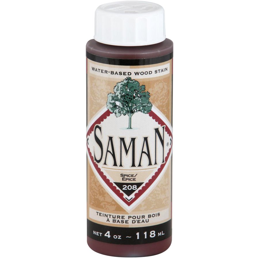 Saman Water-Based Wood Stain Spice-208 118mL