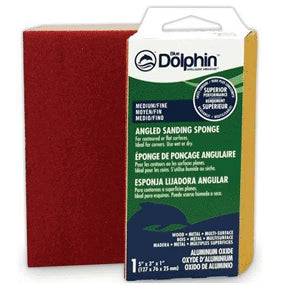 Dolphin Angled Sanding Sponge Medium