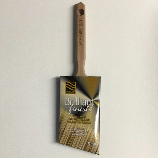 NOUR Brilliant Finish Firm Flex 75mm Angular Brush