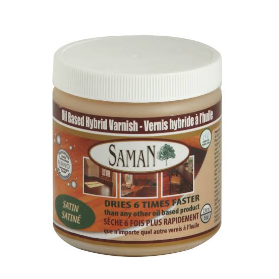 Saman Oil Based Hybrid Varnish Satin 236 mL