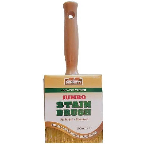 Bennett Stain Brush 100% Polyester  4"