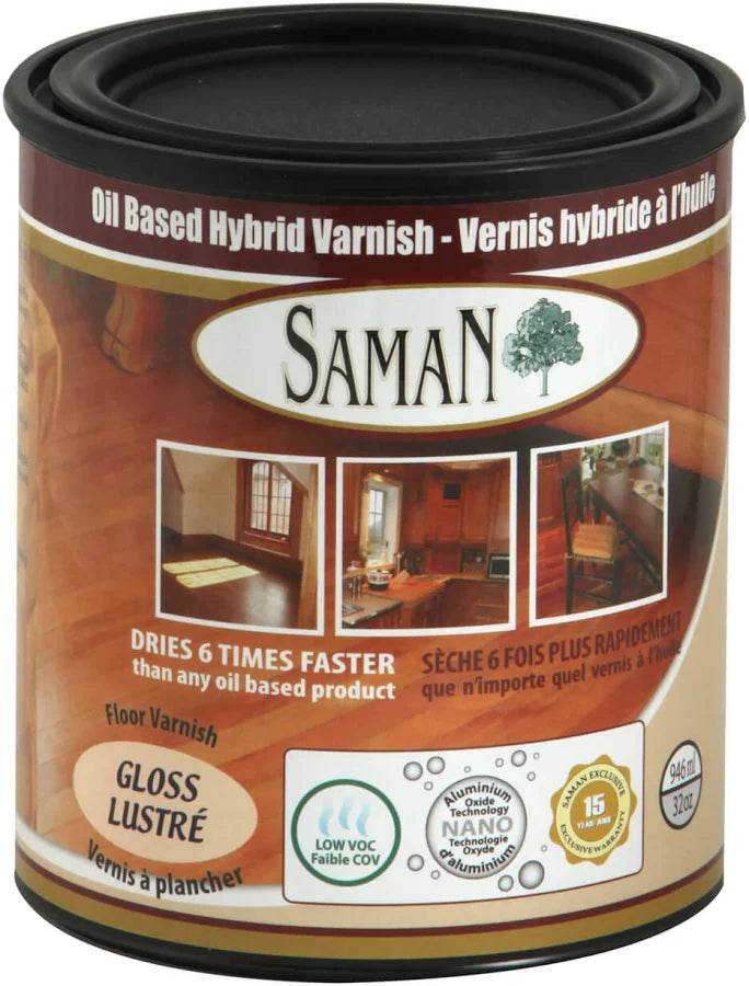 Saman Oil Based Hybrid Varnish Gloss 946 mL