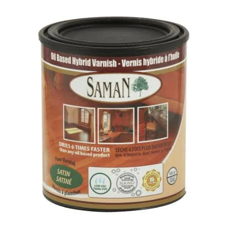 Saman Oil Based Hybrid Varnish Satin 3.78L