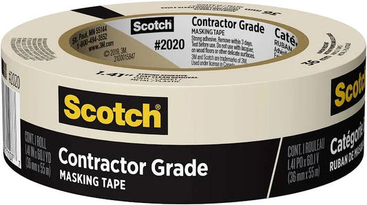 Scotch Contractor Grade Masking Tape 24mm x 55m