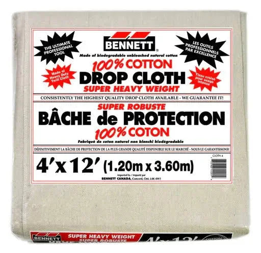 Bennett Drop Cloth 4' x 12' Super Heavy Weight
