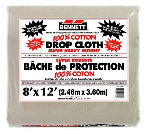 Bennett Drop Cloth 8' x 12' Super Heavy Weight