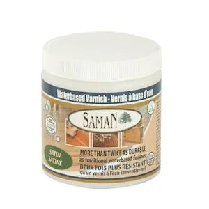 SAMAN Waterbased Varnish Satin 236mL