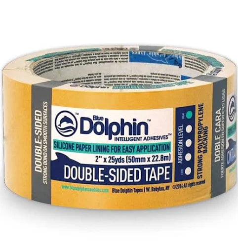 Blue Dolphin Double-Side Tape 2"x 25 yds