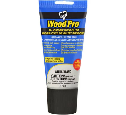DAP Wood Pro All-purpose Wood Filler White 170g